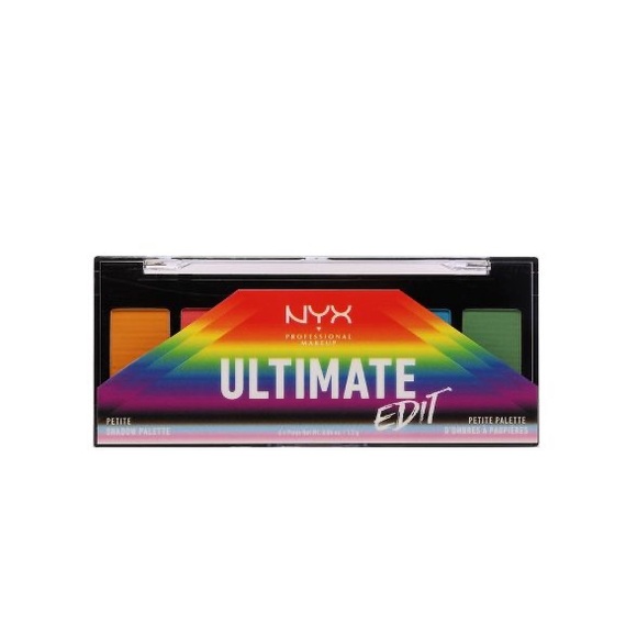NYX Ultimate Edit Mini Eye Eyeshadow Palette Pride LGBTQ Rainbow Brights - Picture 2 of 11